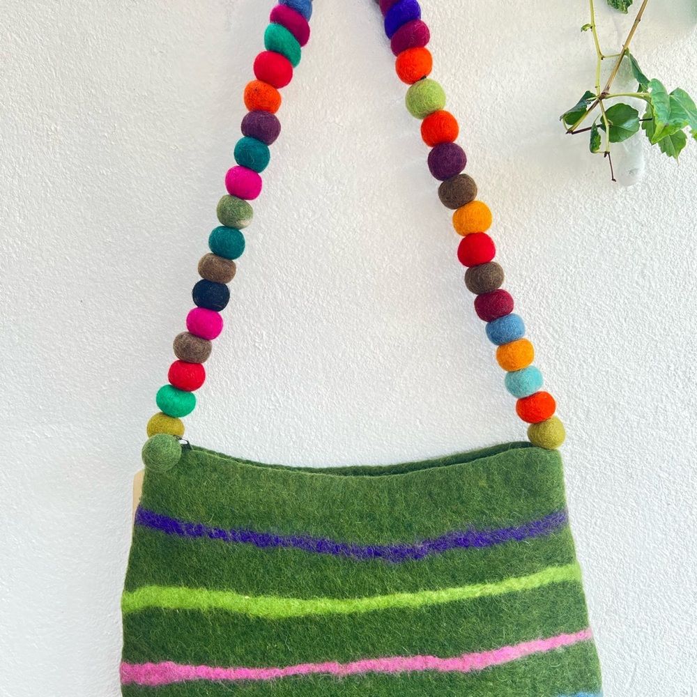 Hand Felted Bag View 4